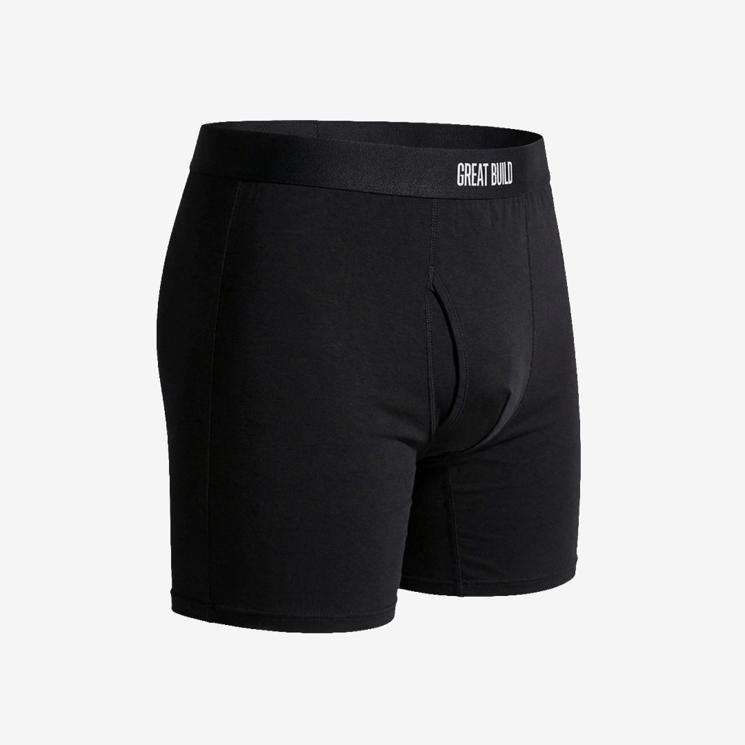 The GREAT BUILD Organic Cotton Boxer Brief Plastic-Free