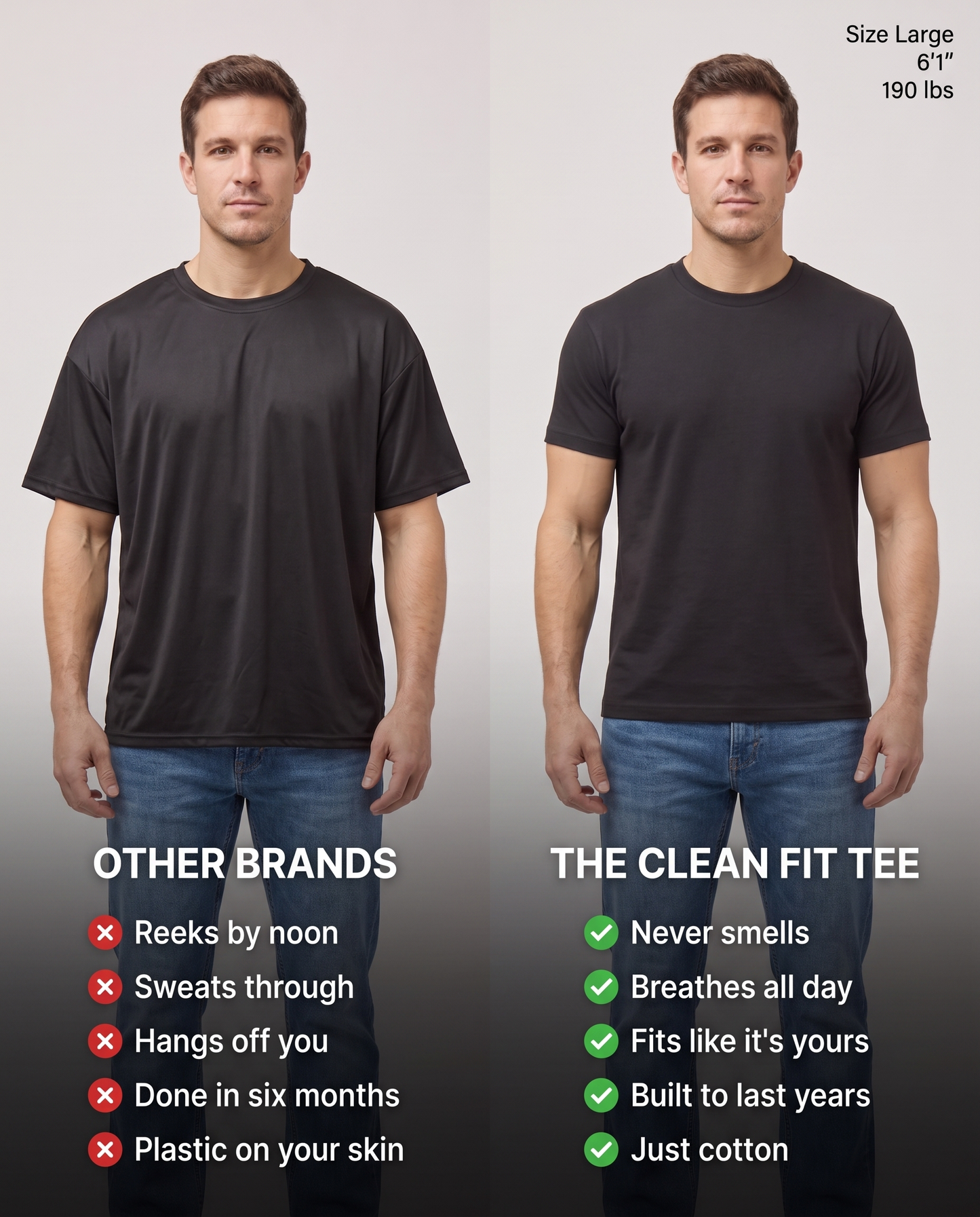 The Clean Fit Tee
